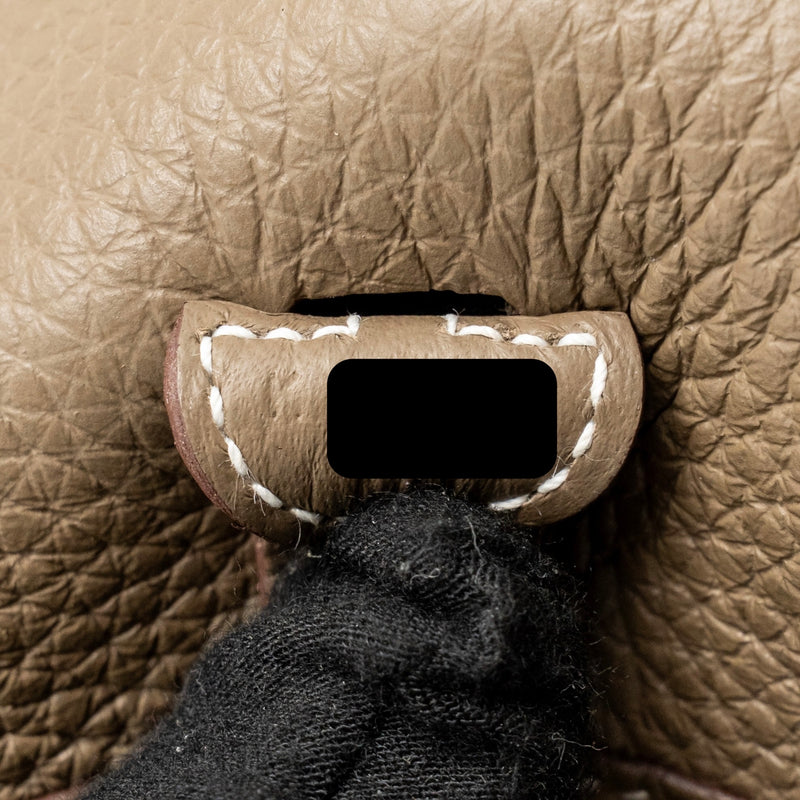 Hermes Mini Evelyne clemence etoupe GHW stamp K