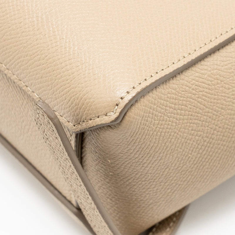 Celine Pico Belt Bag Grained Calfskin Beige GHW