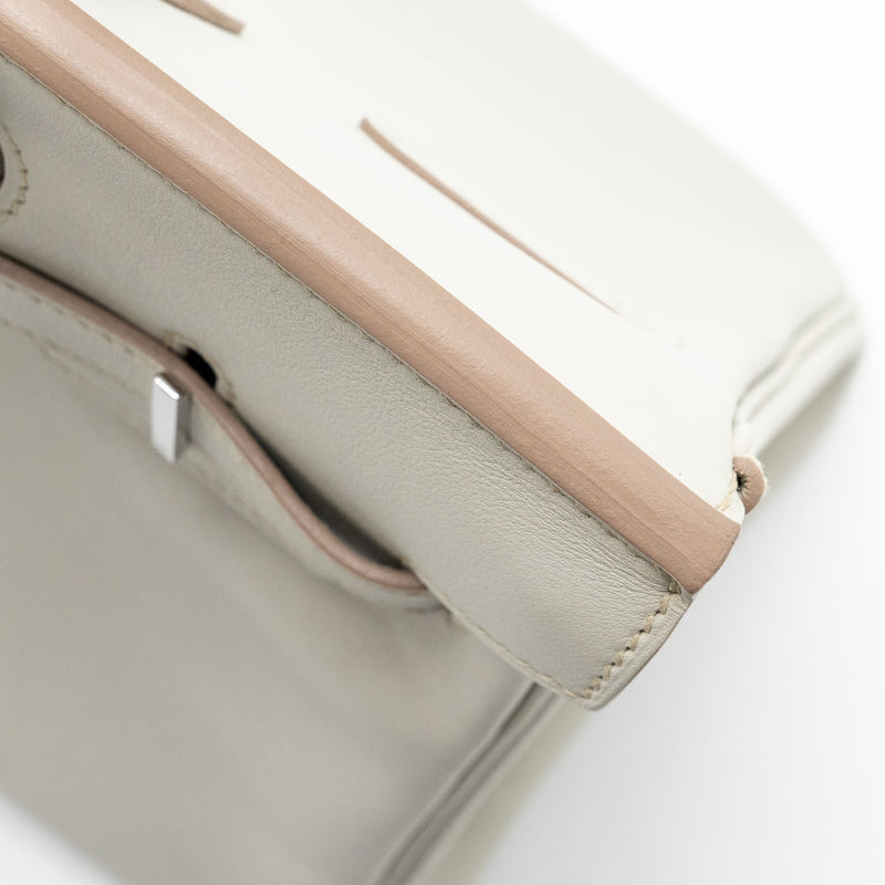 Hermes birkin 30 swift gris perle SHW stamp square R