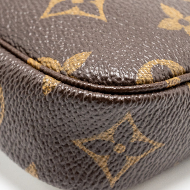 Louis Vuitton Mini Pochette Holiday Limited Print Monogram Canvas GHW