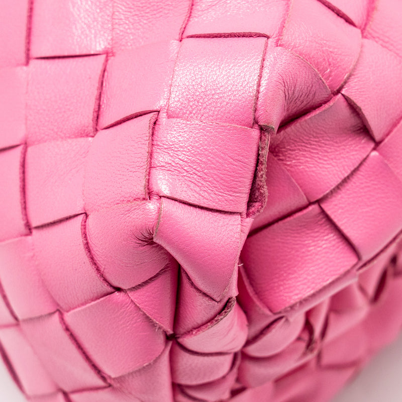 Bottega Veneta Intrecciato Pouch Leather Pink SHW