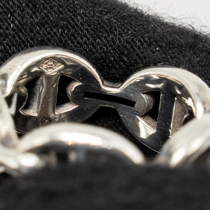 Hermes Size 51 Chaine D’ancre Enchainee Ring, Small Model Sterling Silver