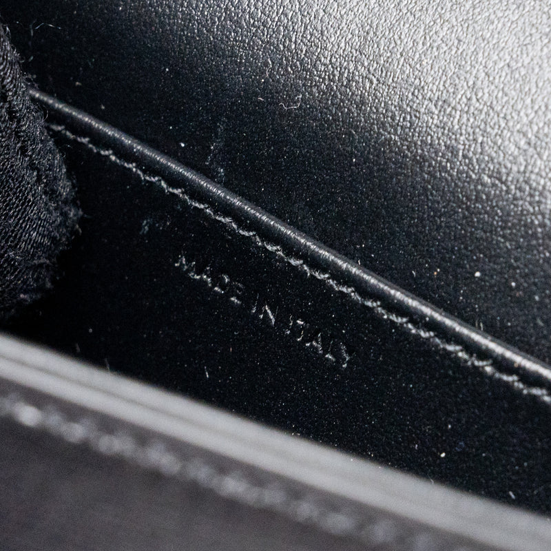 Celine Claude Shiny Calfskin Black GHW
