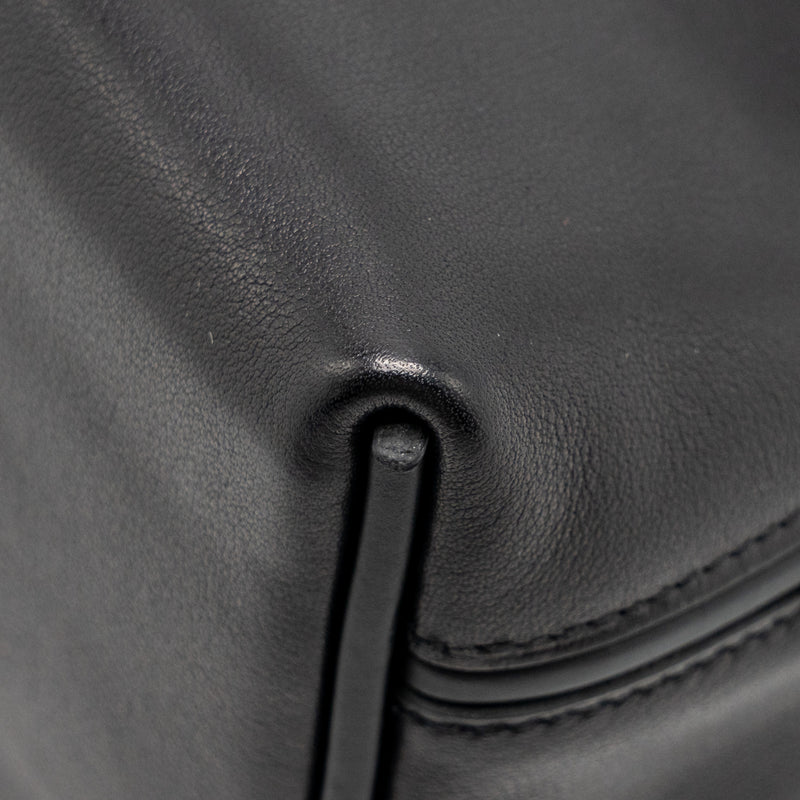 Hermes Mini 24/24 2424-21 Bag Volupto/ Swift Black SHW Stamp K
