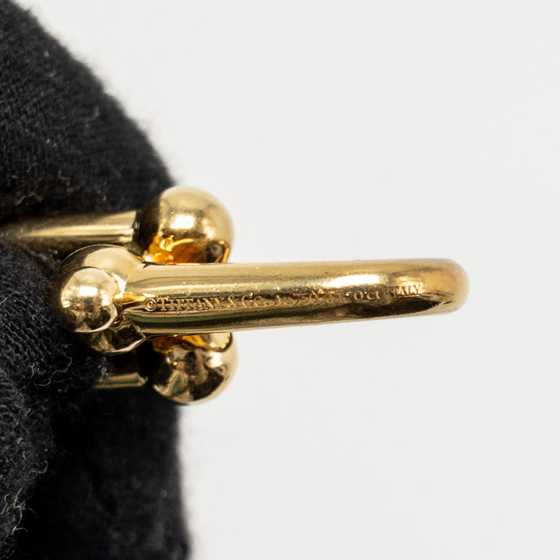 Tiffany Size Small Tiffany Hardware Large Link Bracelet Yellow Gold/Diamonds