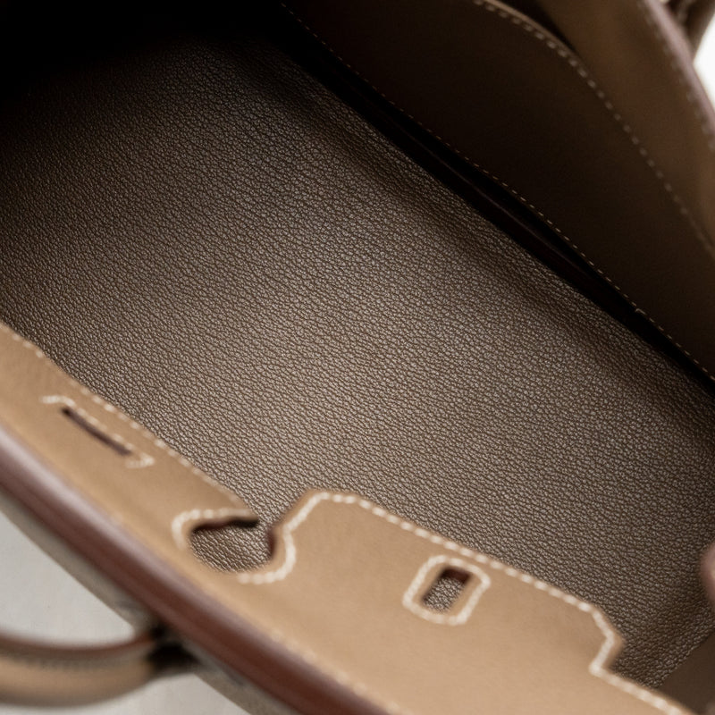 Hermes Birkin 25 Togo Etoupe GHW Stamp Z