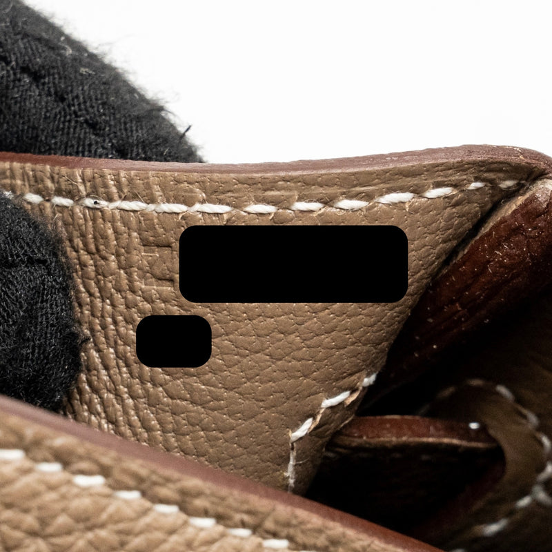 Hermes Birkin 25 Togo Etoupe GHW Stamp Z