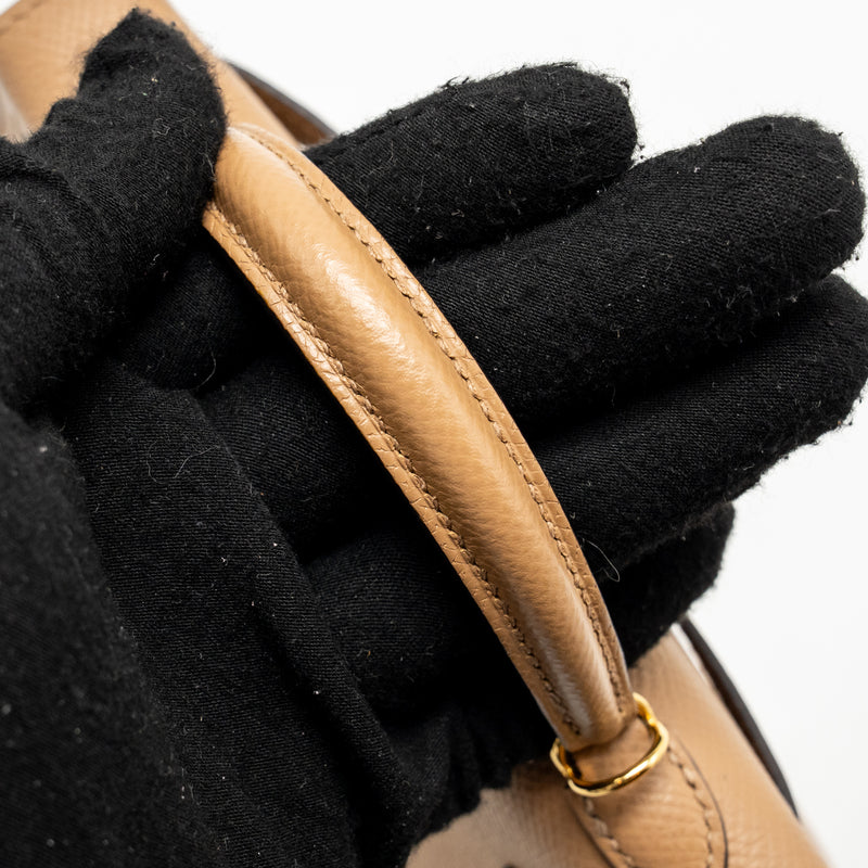 Hermes Mini Kelly II Epsom Chai GHW Stamp Z