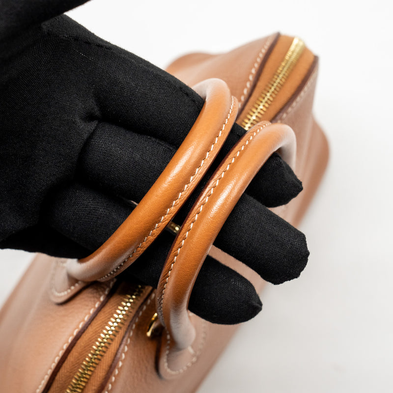 Hermes Mini Bolide Evercolor Gold GHW Stamp Y