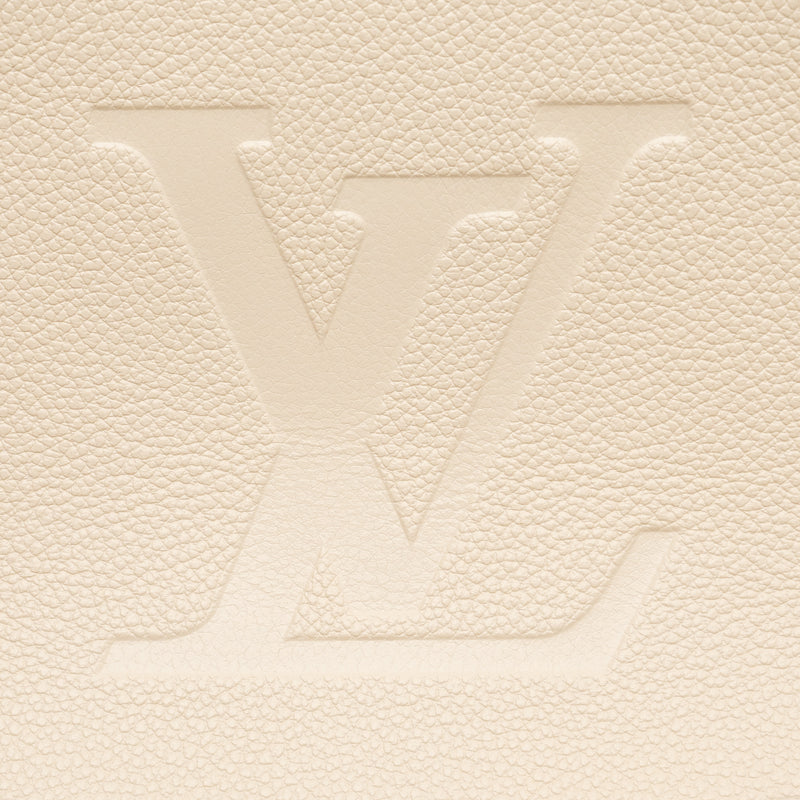 Louis Vuitton Onthego MM Empreinte Leather White GHW (new version)