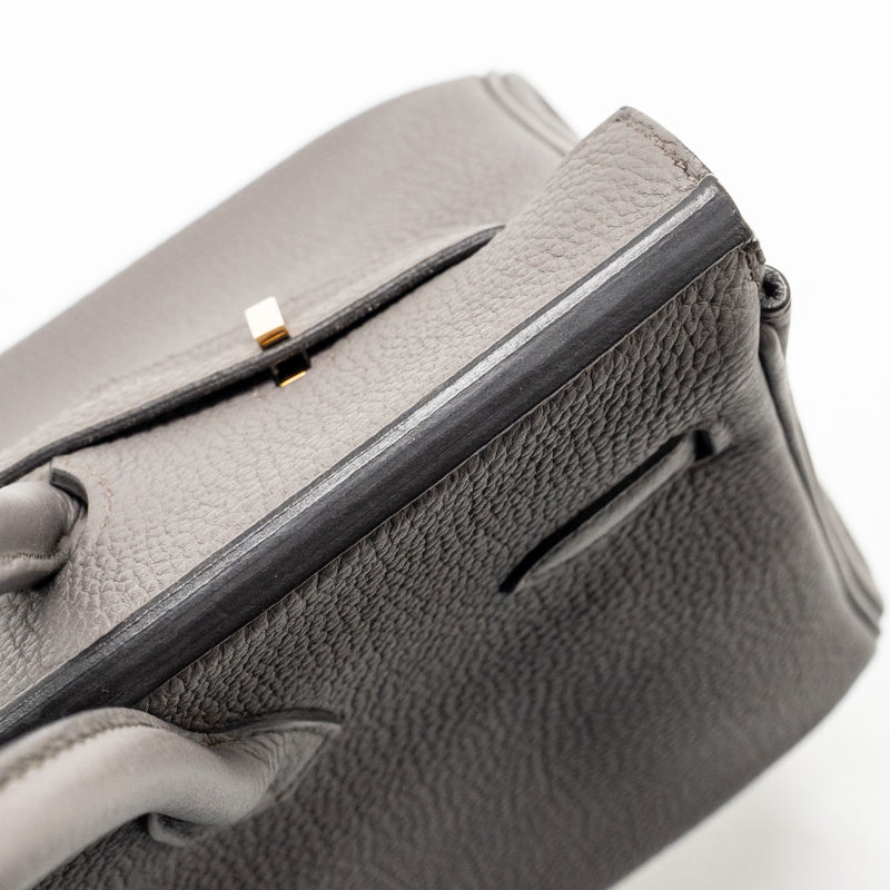 Hermes Birkin 25 Togo Gris Etain RGHW Stamp D