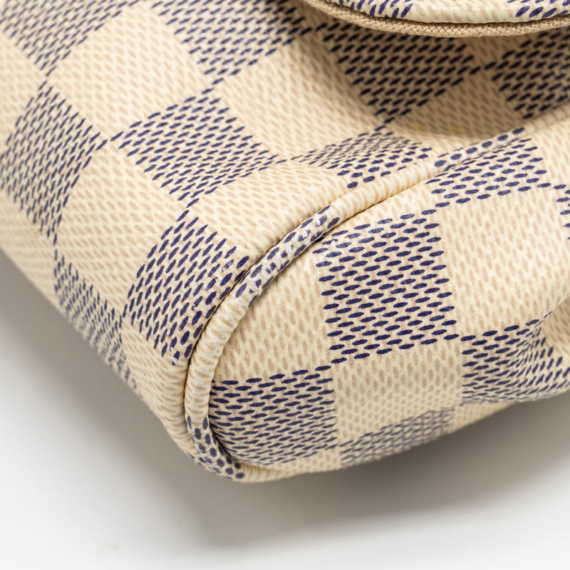 Louis Vuitton Favorite MM Damier Azur Canvas GHW