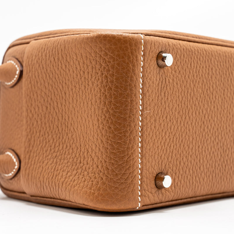 Hermes Mini Lindy clemence gold SHW stamp B