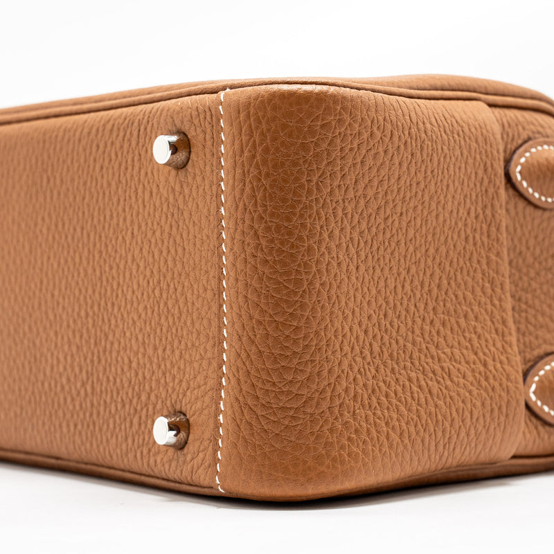 Hermes Mini Lindy clemence gold SHW stamp B