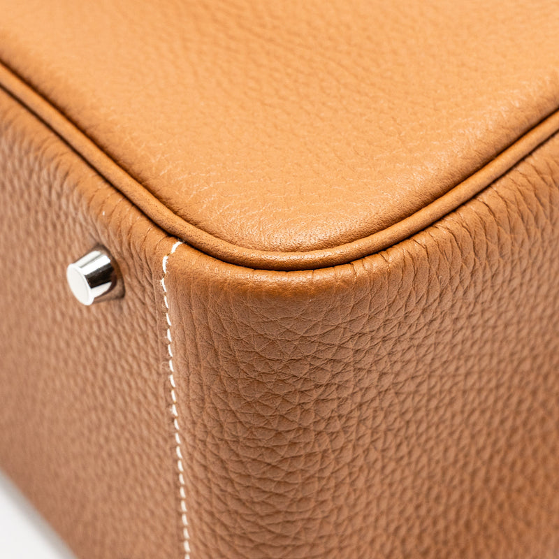 Hermes Mini Lindy clemence gold SHW stamp B
