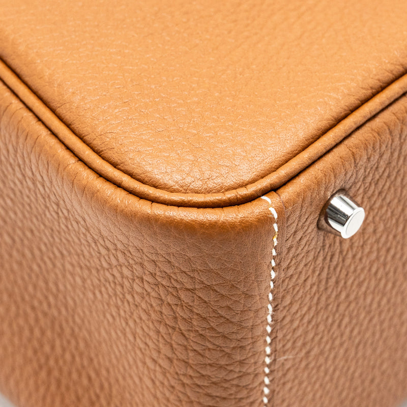 Hermes Mini Lindy clemence gold SHW stamp B