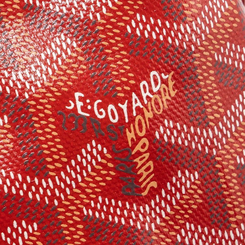 Goyard Anjou Tote Mini Orange in Red