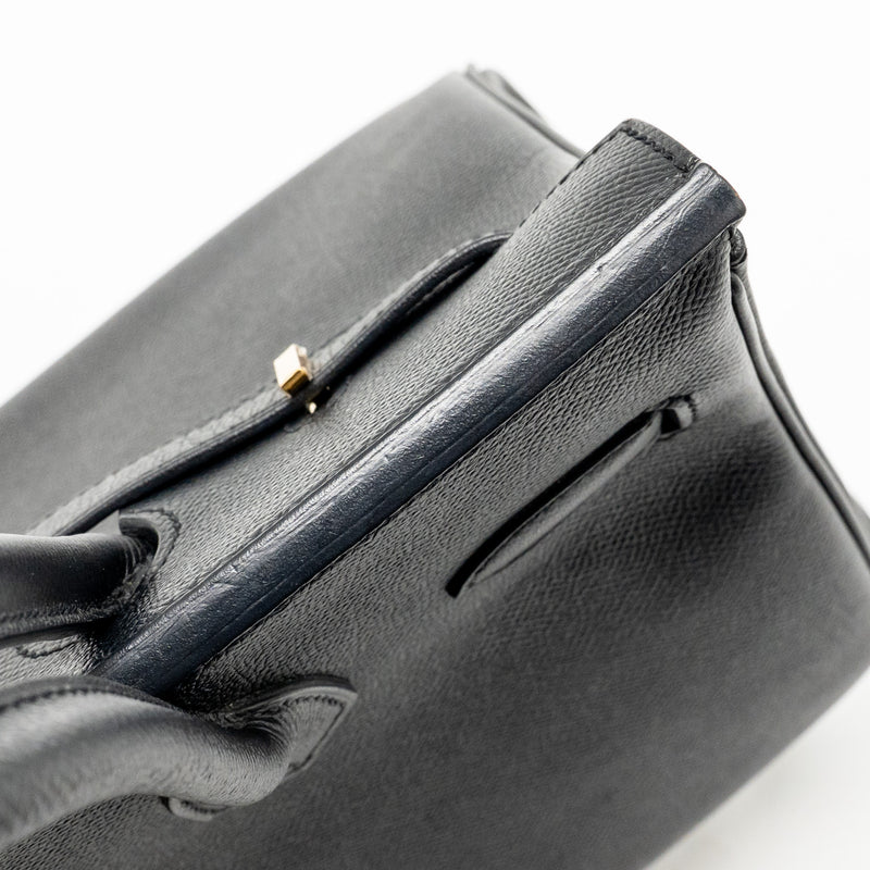Hermes Birkin 30 Epsom Black GHW Stamp A