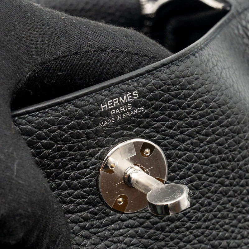 Hermes Lindy 26 clemence black SHW stamp U