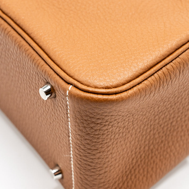 Hermes Mini Lindy clemence gold SHW stamp B