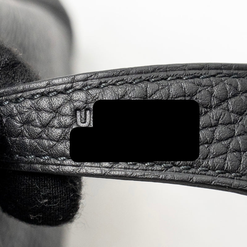 Hermes Lindy 26 clemence black SHW stamp U