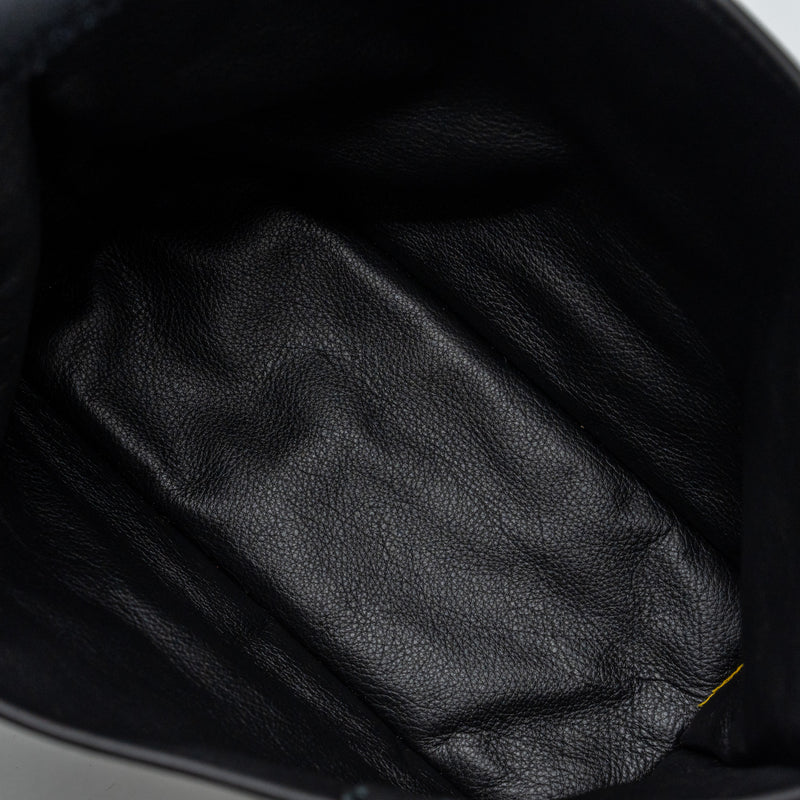 GOYARD Anjou mini bag canvas/calfskin black SHW