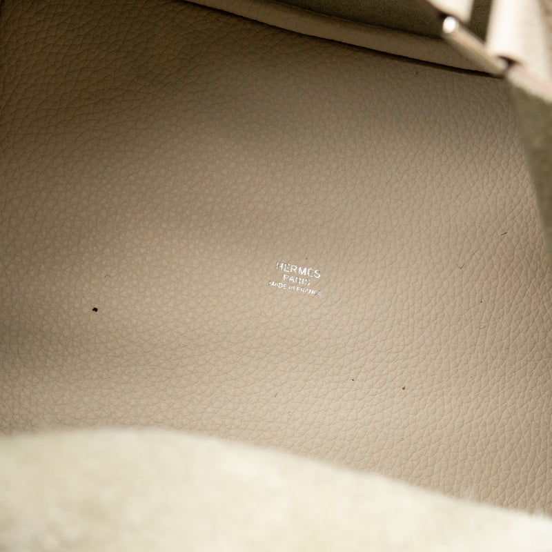 Hermes Picotin 22 clemence craie SHW stamp Z