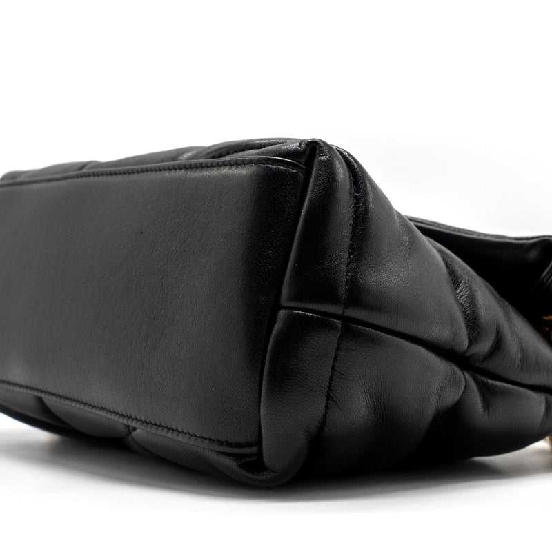 Saint Laurent/YSL Small Puffer Quilted Nappa Black GHW
