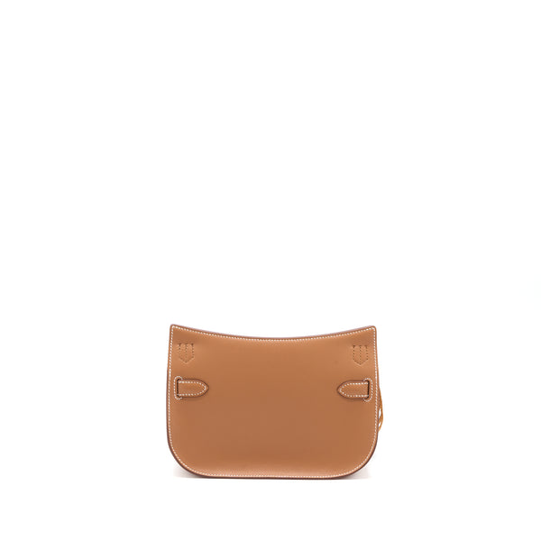Hermes Mini Jypsiere Swift/Sangle Strap Gold/Gold-Blanc GHW Stamp B