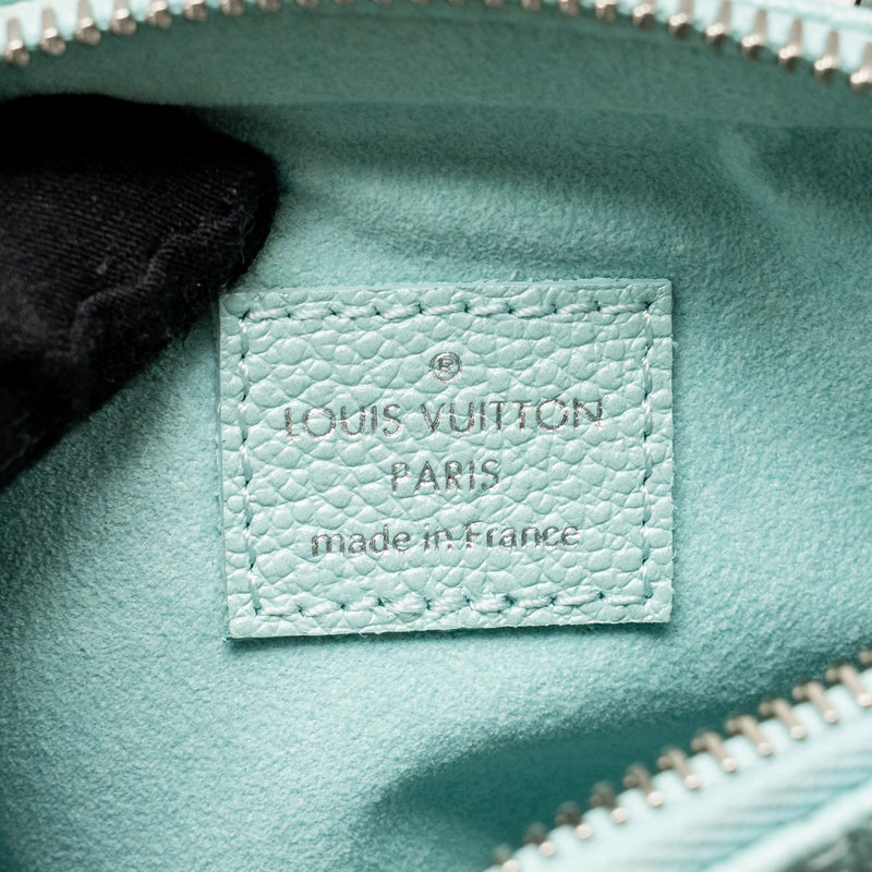 Louis Vuitton Nano Speedy Monogram Empreinte Leather Mint Green SHW