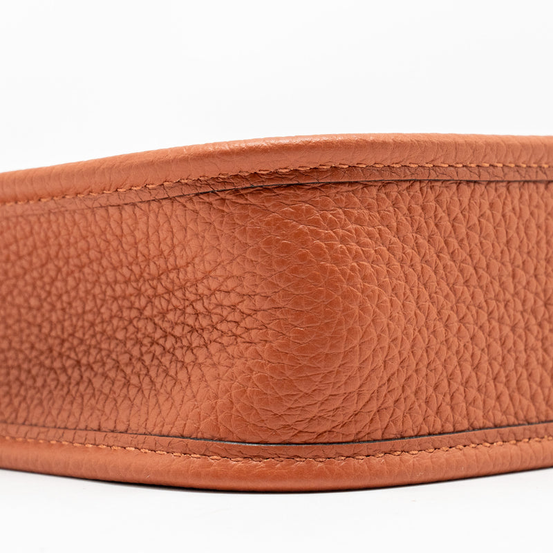 Hermes Mini Evelyne Clemence Cuivre GHW Stamp B