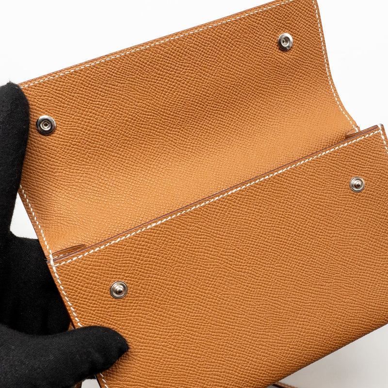 Hermes Hermesnap epsom Gold SHW stamp K