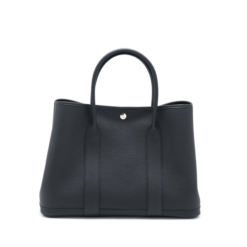 Hermes Garden Party 36 Negonda Black SHW Stamp U