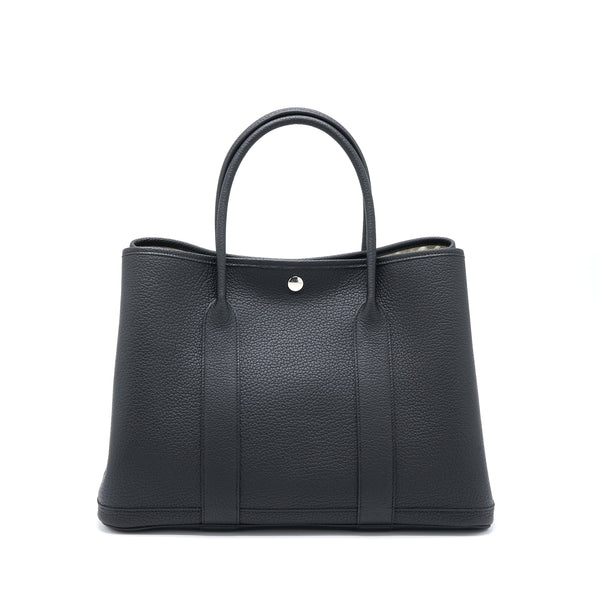 Hermes Garden Party 36 Negonda Black SHW Stamp U