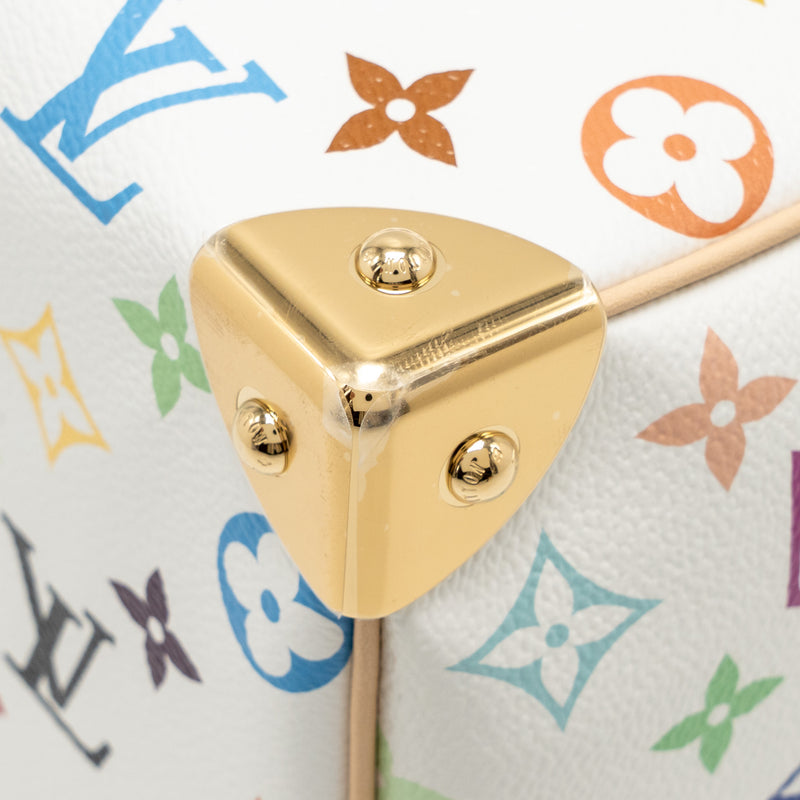 LOUIS VUITTON x Takashi Murakami SPEEDY BANDOULIÈRE 25 MONOGRAM CANVAS WHITE/ MULTICOLOUR GHW