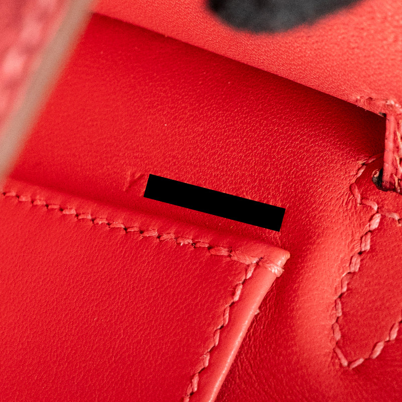 Hermes Mini Kelly II Chèvre Mysore Rose Azalee GHW Stamp Y