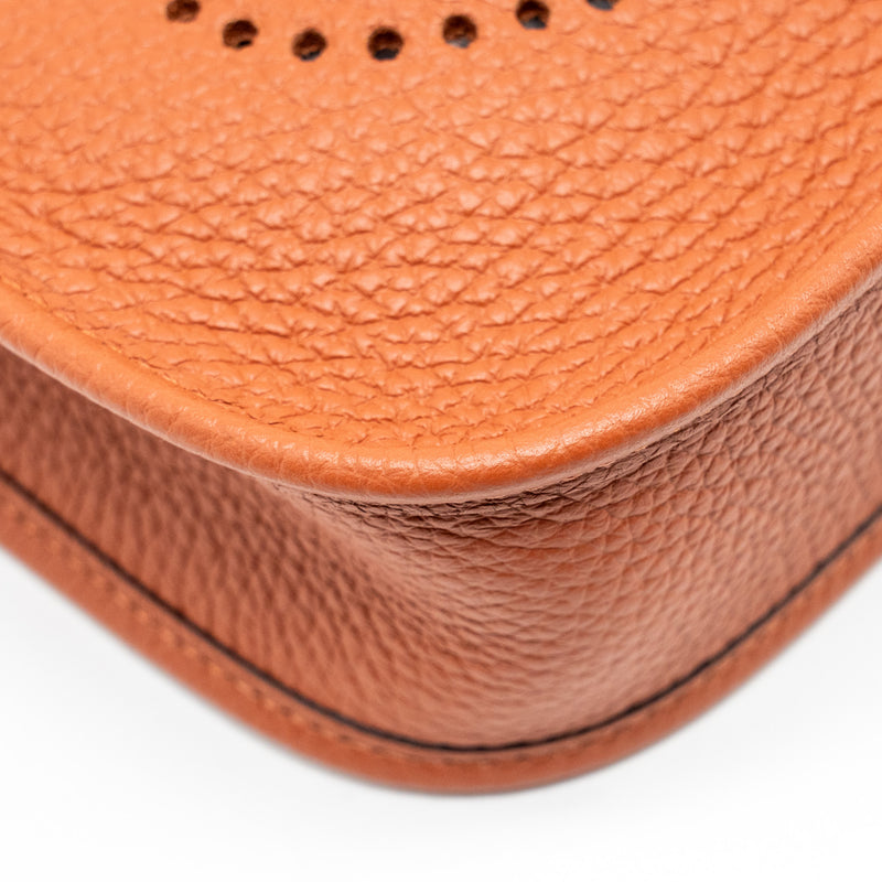 Hermes Mini Evelyne Clemence Cuivre GHW Stamp B