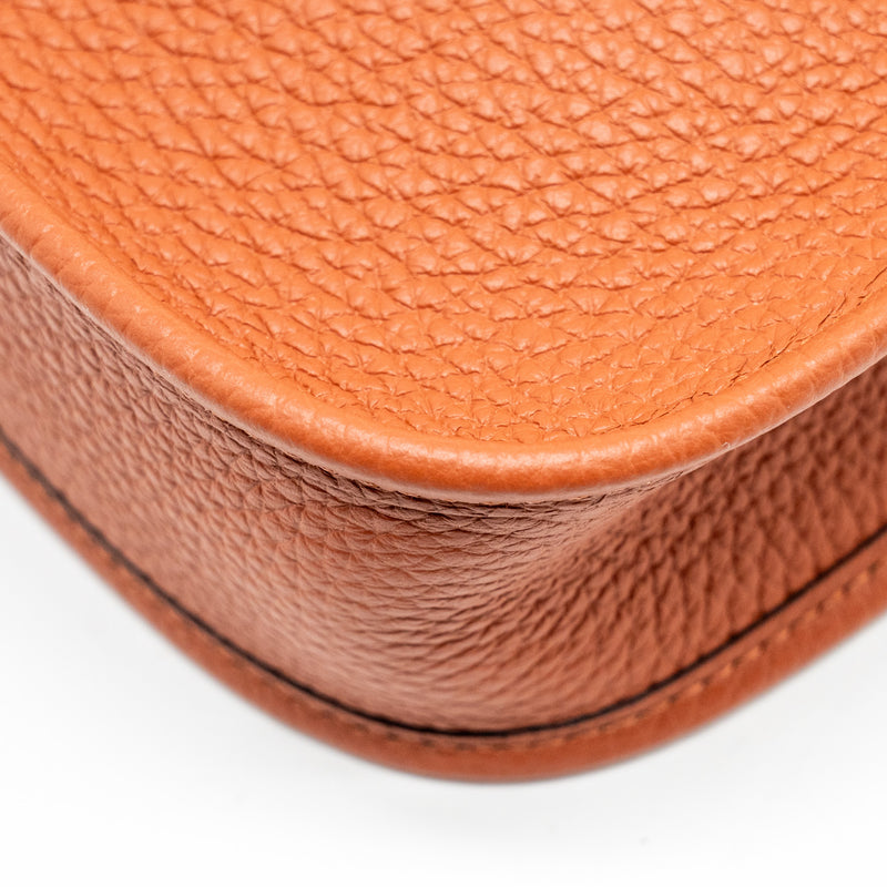 Hermes Mini Evelyne Clemence Cuivre GHW Stamp B