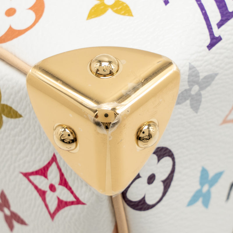 LOUIS VUITTON x Takashi Murakami SPEEDY BANDOULIÈRE 25 MONOGRAM CANVAS WHITE/ MULTICOLOUR GHW