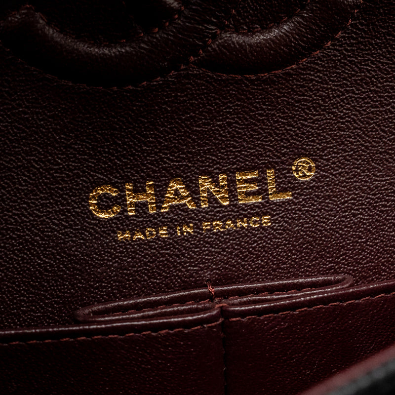 Chanel Small Classic Double Flap Bag caviar Black GHW (Microchip)