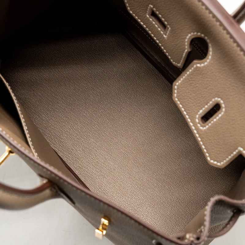 Hermes Birkin 25 Togo Etoupe GHW Stamp B