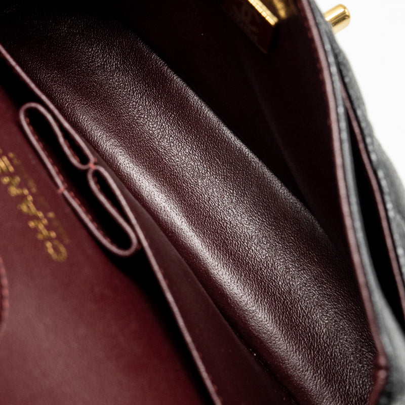 Chanel Small Classic Double Flap Bag caviar Black GHW (Microchip)