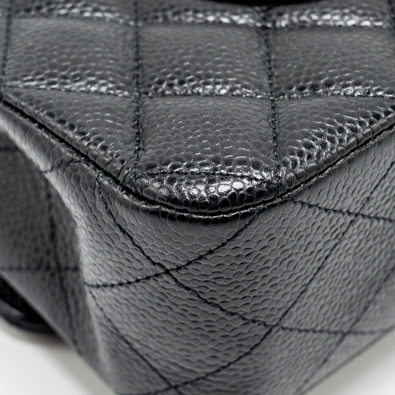 Chanel Medium Classic Double Flap Bag Caviar Black GHW