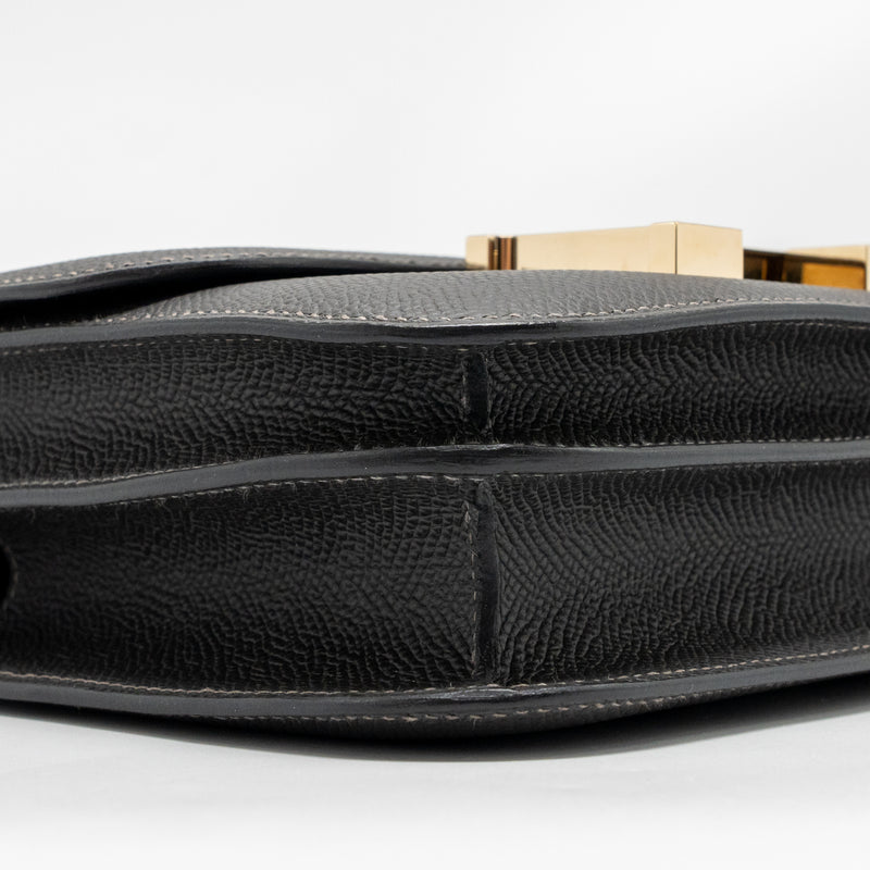 Hermes mini constance epsom graphite LGHW stamp B