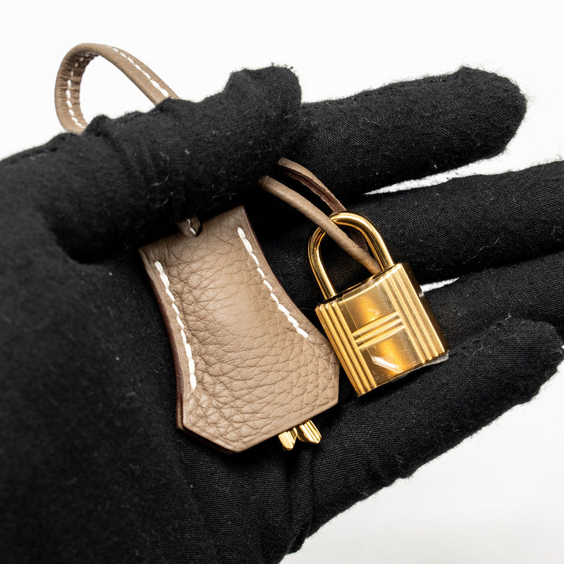 Hermes Birkin 25 Togo Etoupe GHW Stamp B