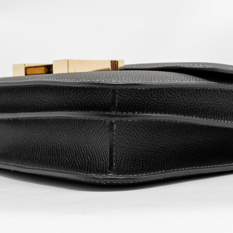 Hermes mini constance epsom graphite LGHW stamp B