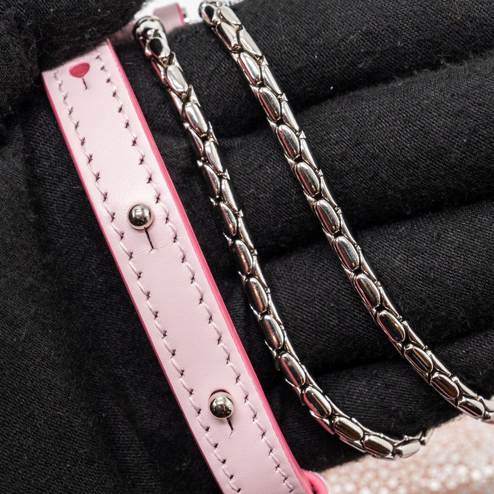 BvLGARI Serpenti Forever Top Handle In ROSA DI FRANCIA CRYSTAL GALUCHA