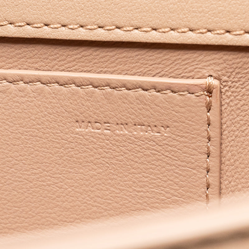 Valentino Garavani Vlogo Signature Shoulder Bag Calfskin Light Pink LGHW