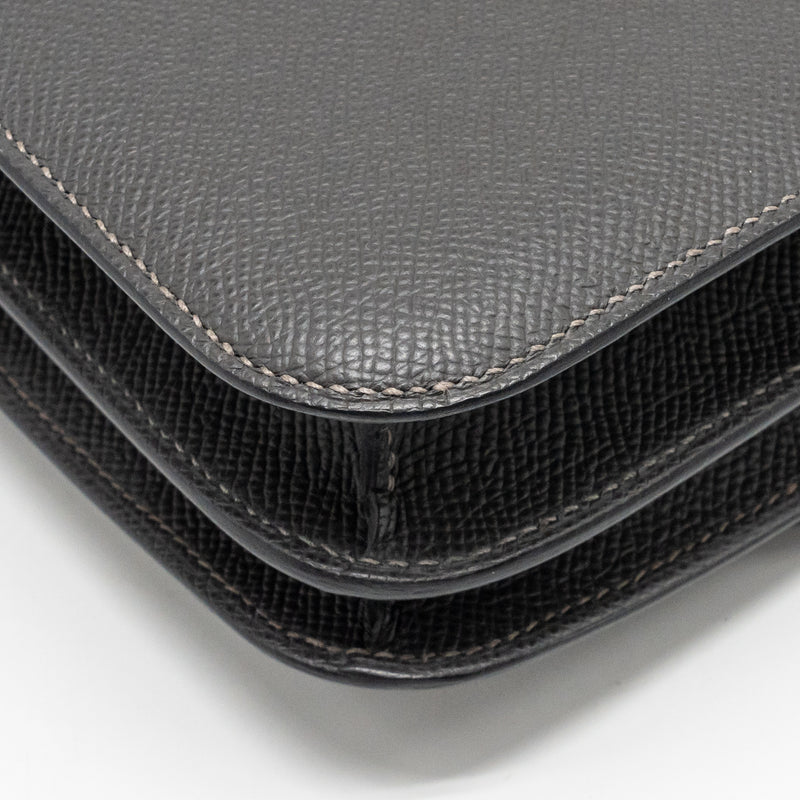 Hermes mini constance epsom graphite LGHW stamp B