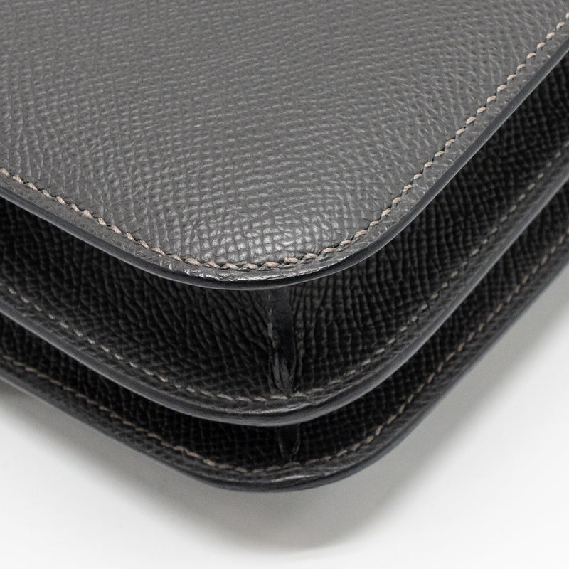 Hermes mini constance epsom graphite LGHW stamp B